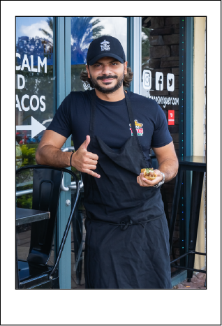 Founder at taco shop
